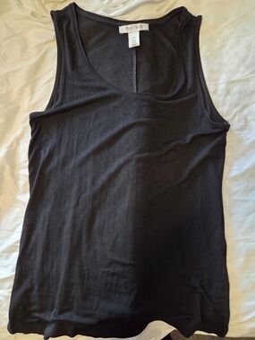 WHBM Soft Black Tank Top